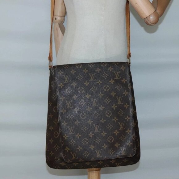 LOUIS VUITTON Monogram Musette Shoulder Bag M51256 LV Auth 139868 - Picture 1 of 15
